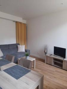Televízia a/alebo spoločenská miestnosť v ubytovaní Logement entier - Appartement