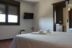 Posteľ alebo postele v izbe v ubytovaní Sensacional Casa en Gondomar