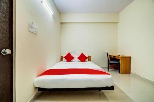 Krevet ili kreveti u jedinici u okviru objekta Flagship Jv Colony Near Gachibowli