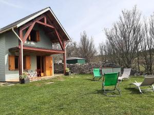 Vonkajšia záhrada v ubytovaní Le chalet de Pierrot