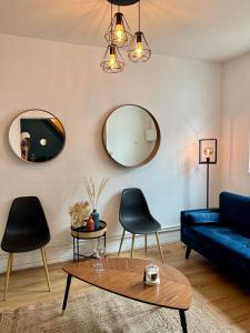 Posedenie v ubytovaní Duplex en plein cœur de Malo-Les-Bains