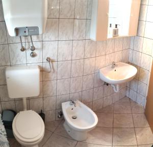 Koupelna v ubytování Apartment Lorena