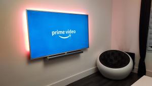 Telewizja i/lub zestaw kina domowego w obiekcie Appt 4P, parking, Disney direct, Vallée Village