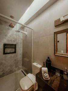 Ett badrum på Casa Amada