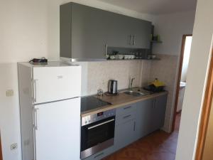 Kuchyň nebo kuchyňský kout v ubytování Apartments Miletic J-I