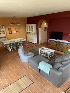 A seating area at Podere Umbro