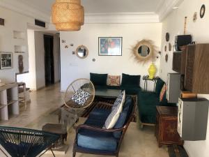 Appartement de Charme Avec Vue Sur Mer休息區