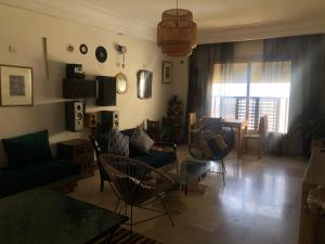 Appartement de Charme Avec Vue Sur Mer休息區