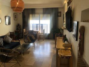 Appartement de Charme Avec Vue Sur Mer休息區