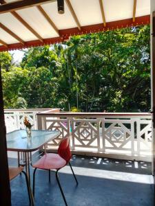 En balkong eller terrass på Backpacker Galle Hostel