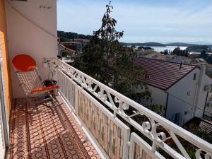 Balkón alebo terasa v ubytovaní Apartment ELENA 40 m2 with beautiful wide sea views 3 stars