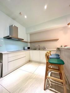 Cucina o angolo cottura di 安平包棟Villa - 燈塔
