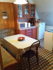 Dining area in a vendégházakat