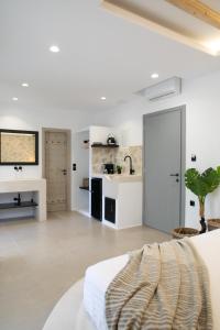 Naxos green Village hotel的厨房或小厨房