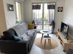 Et tv og/eller underholdning på Appartement Avenue de Champagne + 2 billeder