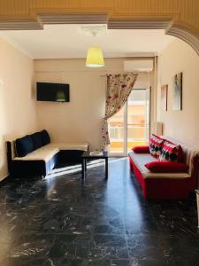 O zonă de relaxare la Ariadni's apartment 1