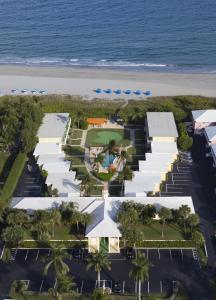 an aerial view of the resort and the beach at Delray Breakers on the Ocean in Delray Beach