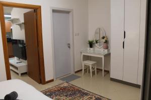 Koupelna v ubytování Newly furnished cozy 1 bedroom apartment close to JBR beach and metro