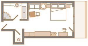 Plano de Hotel Alpenhof