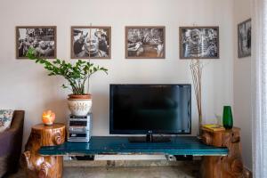 A television and/or entertainment centre at Apartment Helios