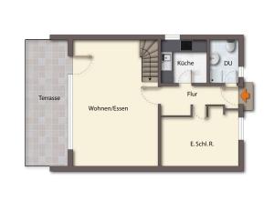 Grundriss der Unterkunft Ferienhaus Seestern