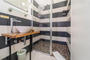 Koupelna v ubytování Aurelia Rooms