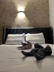 Voodi või voodid majutusasutuse Lucky Hostel toas