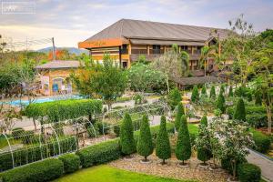Zahrada ubytování AU Place Hotel