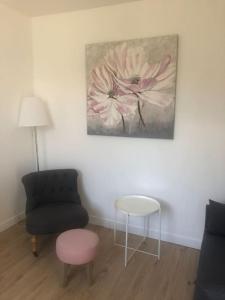 Posedenie v ubytovaní CHEZ ROMY, MAISON AVEC PARKING ET JARDIN