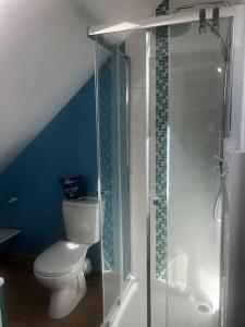 Kúpeľňa v ubytovaní CHEZ ROMY, MAISON AVEC PARKING ET JARDIN + 9 fotografií