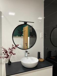 Koupelna v ubytování Újhely vára Apartman