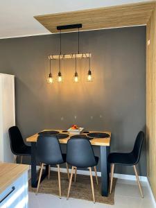Posezení v ubytování Újhely vára Apartman