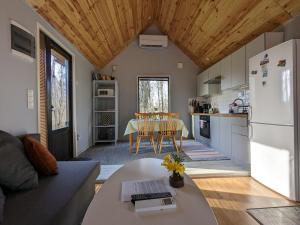 Kuchyň nebo kuchyňský kout v ubytování Dyreborg Boutique Guesthouse