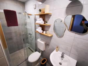 Vannituba majutusasutuses Apartment Relić