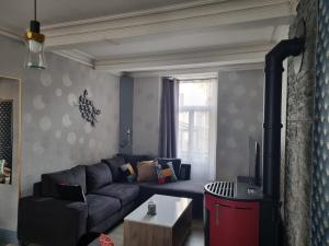 Część wypoczynkowa w obiekcie Maison la vague