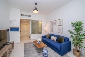 Posezení v ubytování LUXFolio Retreats - Exclusive Apartments in Palm