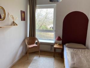 Postel nebo postele na pokoji v ubytování Hollys Bed & Breakfast