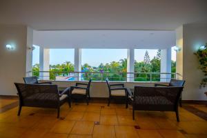 Μπαλκόνι ή βεράντα στο Stella Beach Hotel Ultra All Inclusive