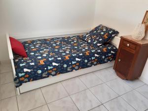Łóżko lub łóżka w pokoju w obiekcie Bompastor