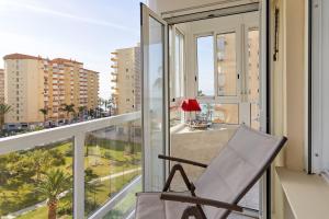 A balcony or terrace at Apartment in Algarrobo Costa