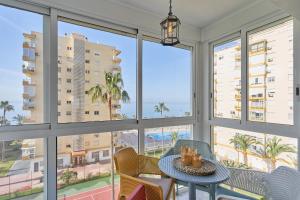 A balcony or terrace at Apartment in Algarrobo Costa