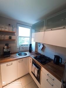 A cozinha ou cozinha compacta de Apartament boBoski