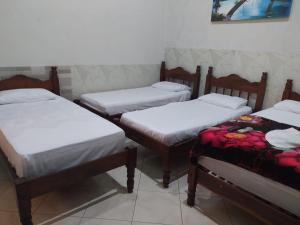 Krevet ili kreveti u jedinici u okviru objekta Engenheiros Hotel - Porto Velho