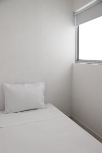 Postel nebo postele na pokoji v ubytování Moblat MED