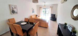 Et opholdsområde på Apartamento Buganvilia