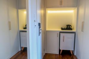 Kuchyň nebo kuchyňský kout v ubytování Hotel Pousada Kaster
