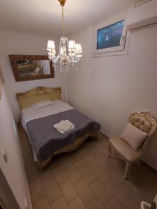 Łóżko lub łóżka w pokoju w obiekcie Villa Farran 1