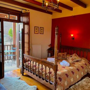Cama o camas de una habitación en Giagia Evgenia