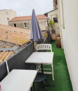 Posedenie v ubytovaní Joli nid au cœur de ville