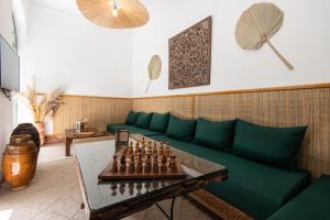 Posezení v ubytování Riad Agathe & Spa